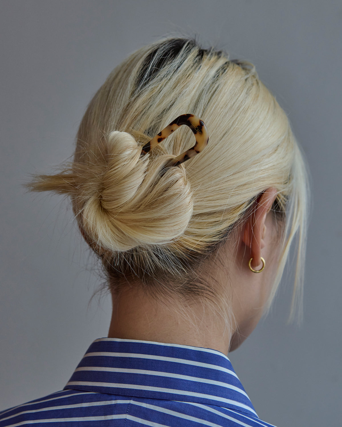 シニョンピン(ヘアスティック) べっ甲
